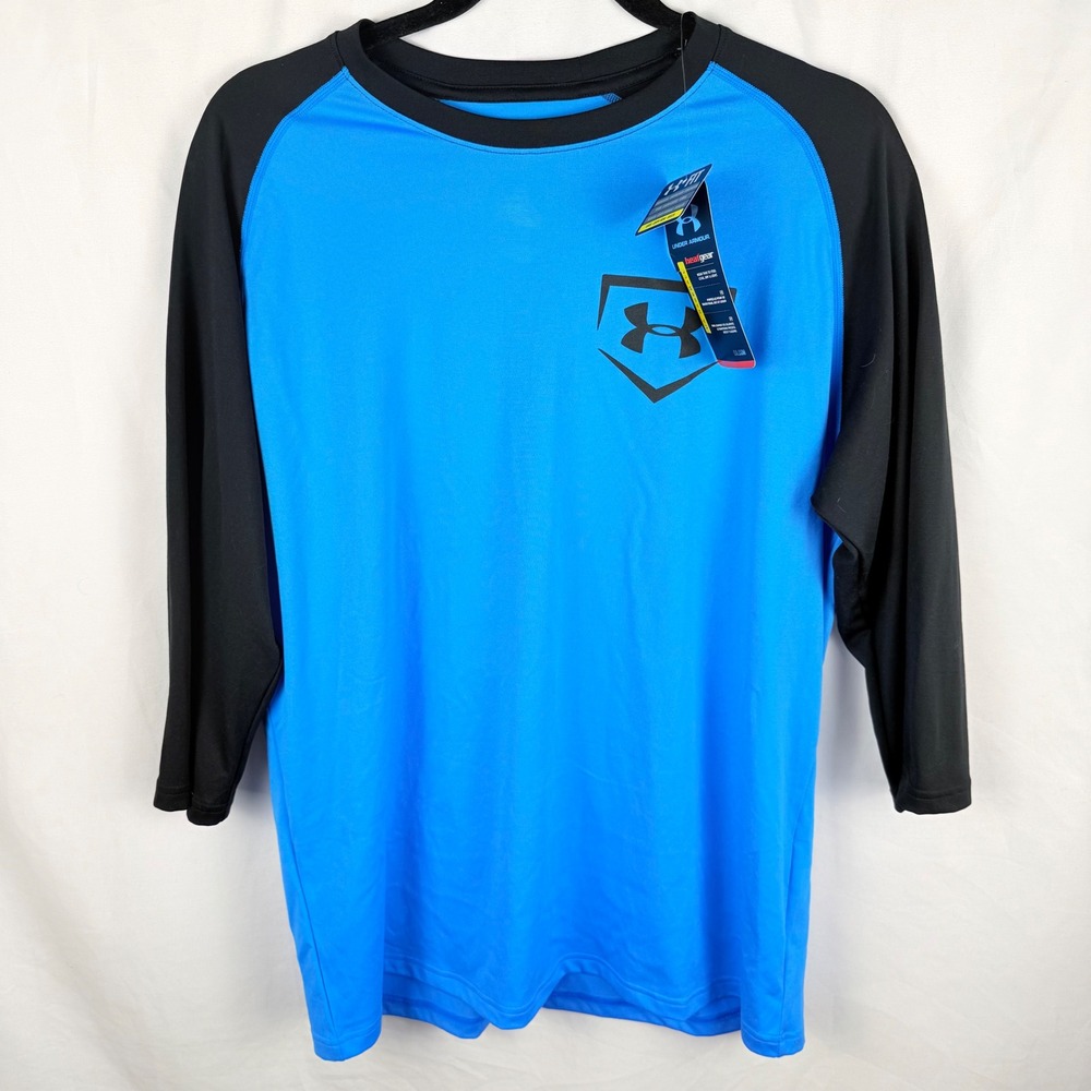 NEW Under Armour Heatgear Men's UA Baseball Long Sleeve Medium Loose Base Layer‎